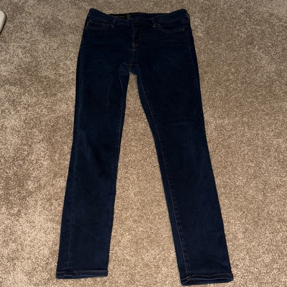 Armani Exchange Super Skinny Dark Blue Jeans, Size 30R - B6 - Picture 1 of 6